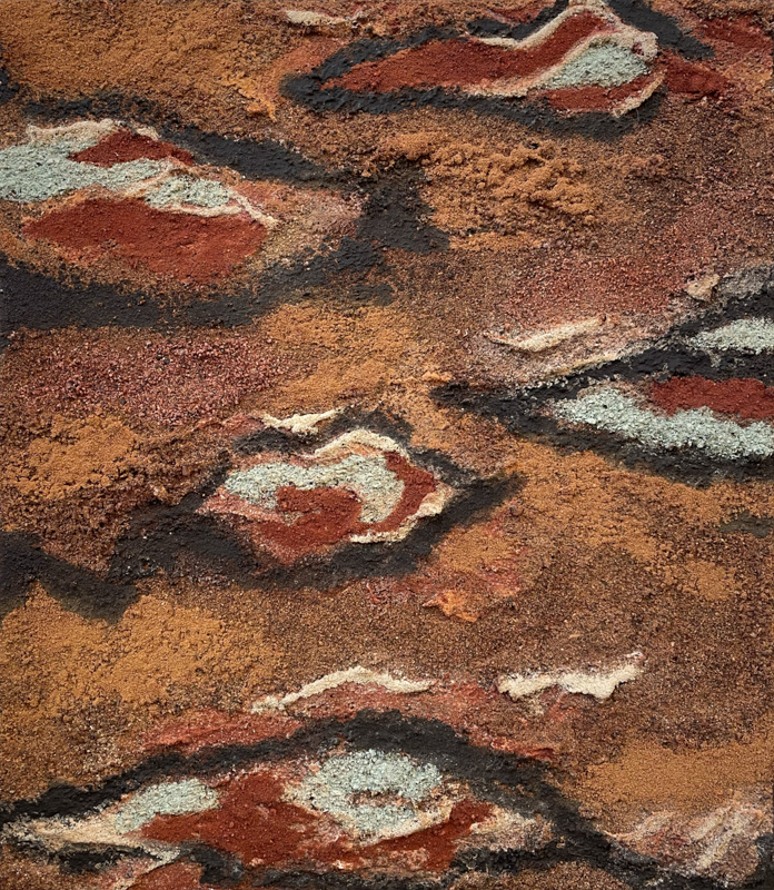 Wasserspuren im Sand